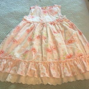 Polly Flinders Easter 4T Pink Floral Dress